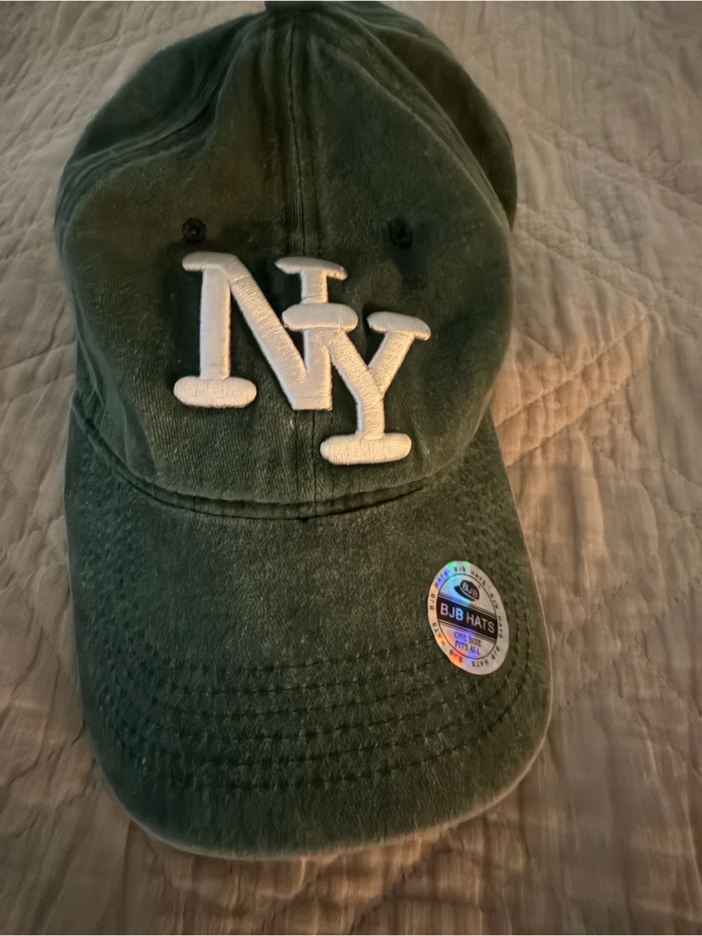 Adult Green NY Baseball Cap